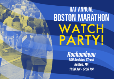HAF 2022 Annual Boston Marathon Watch Party