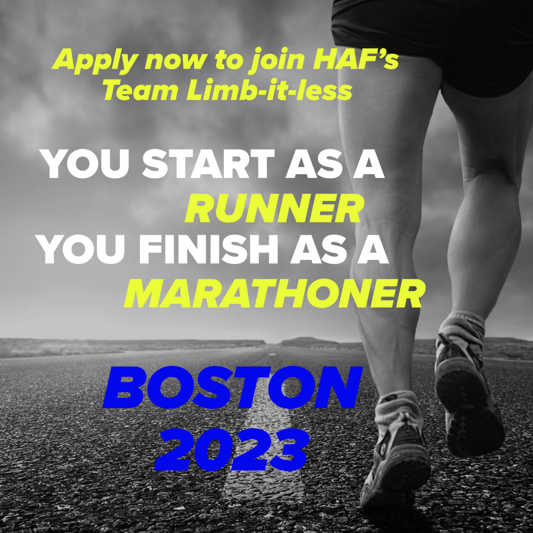 Run Boston 2023 with HAF’s Team Limbitless! Heather Abbott Foundation
