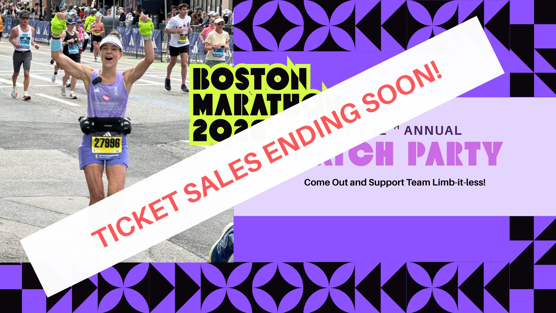 Last Chance: HAF Boston Marathon Watch Party Tickets Selling Fast!